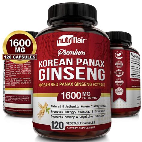 korean ginseng pills.